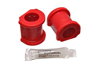 Energy Suspension - Energy Suspension 16.5136R Sway Bar Bushing Set Front Polyurethane Red