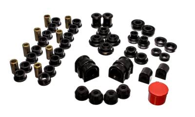 Energy Suspension - Energy Suspension 18.18101G Hyper-Flex Master Bushing Kit Black for Saturn