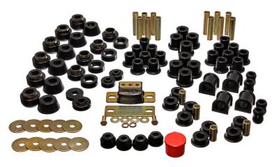 Energy Suspension - Energy Suspension 2.18101G Hyper-Flex Master Bushing Kit Black