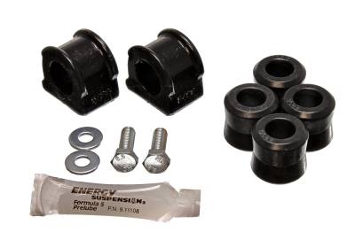 Energy Suspension - Energy Suspension 15.5105G Sway Bar Bushing Set Front Polyurethane Black
