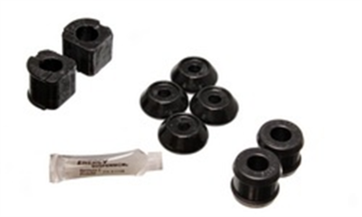 Energy Suspension - Energy Suspension 15.5101G Sway Bar Bushing Set Front Polyurethane Black