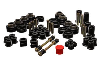 Energy Suspension - Energy Suspension 3.18101G Hyper-Flex Master Bushing Kit Black