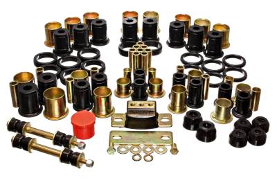 Energy Suspension - Energy Suspension 3.18111G Hyper-Flex Master Bushing Kit Black