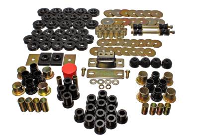 Energy Suspension - Energy Suspension 3.18121G Hyper-Flex Master Bushing Kit Black