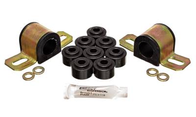 Energy Suspension - Energy Suspension 3.5120G Sway Bar Bushing Set Rear Polyurethane Black