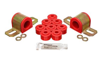 Energy Suspension - Energy Suspension 3.5120R Sway Bar Bushing Set Rear Polyurethane Red