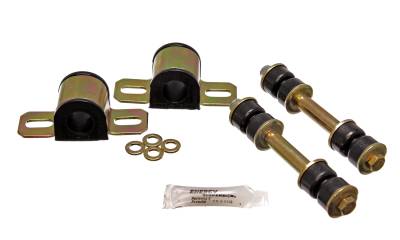 Energy Suspension - Energy Suspension 3.5147G Sway Bar Bushing Set Rear Polyurethane Black