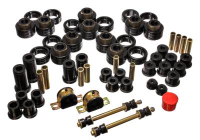 Energy Suspension - Energy Suspension 3.18125G Hyper-Flex Master Bushing Kit Black GM 4WD