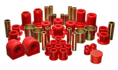 Energy Suspension - Energy Suspension 4.18125R Hyper-Flex Master Bushing Kit Red