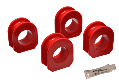 Energy Suspension - Energy Suspension 3.5148R Sway Bar Bushing Set Rear Polyurethane Red
