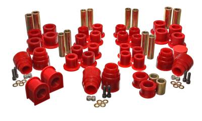 Energy Suspension - Energy Suspension 4.18120R Hyper-Flex Master Bushing Kit Red