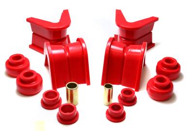 Energy Suspension - Energy Suspension 4.7106R Bushing Kit Polyurethane Red for Ford