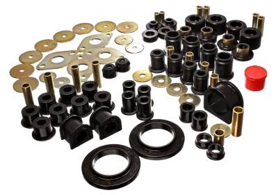Energy Suspension - Energy Suspension 8.18107G Hyper-Flex Master Bushing Kit Black
