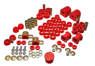 Energy Suspension - Energy Suspension 7.18104R Hyper-Flex Master Bushing Kit Red