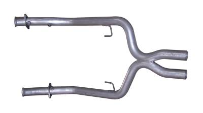 Gibson Performance Exhaust - Gibson Performance 619002 2.5" Exhaust Crossover X-Pipe Stainless for Mustang