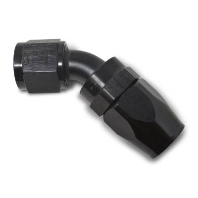 Russell - Russell 610125 Full Flow Hose End 45-DEG End All Black Finish -12AN