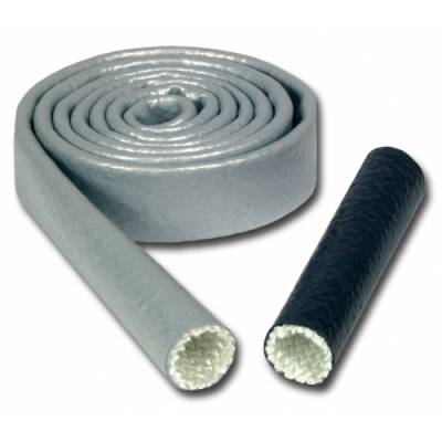 Thermo Tec - Thermo Tec 18050-10 Heat Sleeve 1/2" x 10' Braided Fiberglass 500-2200-DEG Black