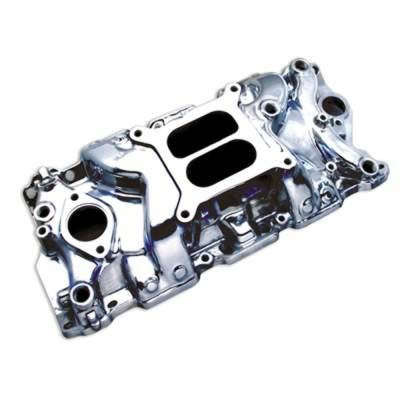 Professional Products - Pro Products 52012 57-95 SB Chevy V8 Cyclone+ Plus Intake Manifold-Polished