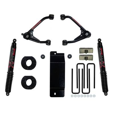 Skyjacker - Skyjacker C7350PB 3.5" Lift Kit w/Black Max for 07-13 Sierra/Silverado 1500