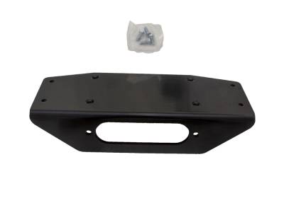 Rampage - Rampage 88509W Front Recovery Bumper Winch Plate for 07-18 Wrangler JK