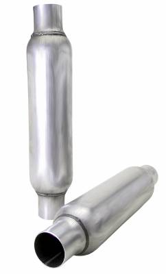 Hedman Hedders - Hedman 25013 4" x 18" Glass Pack Muffler for 2.5" Exhaust