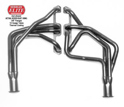 Hedman Hedders - Hedman Hedders 79178 Silver Long-Tube Headers for 72-91 Dodge 4WD Trucks 273-360