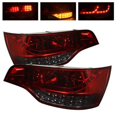 Spyder Auto - Spyder Auto 5000309 LED Taillights Red/Smoked