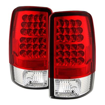 Spyder Auto - Spyder Auto 5001542 LED Red/Clear Taillights