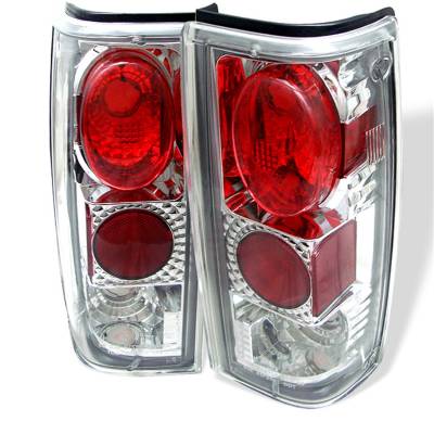 Spyder Auto - Spyder Auto 5001849 Euro Style Taillights Chrome/Clear