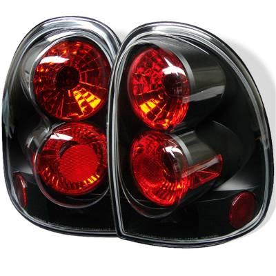 Spyder Auto - Spyder Auto 5002235 Black/Clear Euro Style Taillights