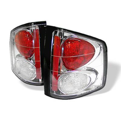 Spyder Auto - Spyder Auto 5001894 Euro Style Taillights Chrome/Clear