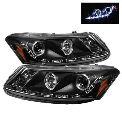 Spyder Auto - Spyder Auto 5010667 DRL LED Projector Headlights for 08-12 Honda Accord