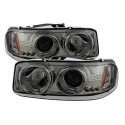 Spyder Auto - Spyder Auto 5009371 LED Halo Projector Headlights Chrome/Smoked