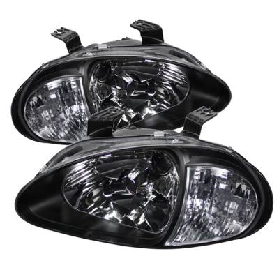 xTune Auto - xTune Auto 5014207 Crystal Headlights Black/Clear