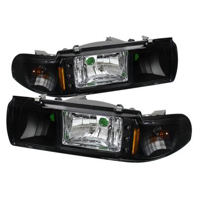 xTune Auto - xTune Auto 5031631 Crystal Headlights Black/Clear