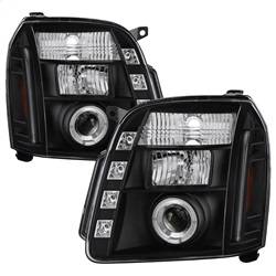 Spyder Auto - Spyder Auto 5029331 Black/Clear LED Halo Projector Headlights