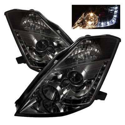 Spyder Auto - Spyder Auto 5064752 Projector Style Headlights Chrome/Smoked