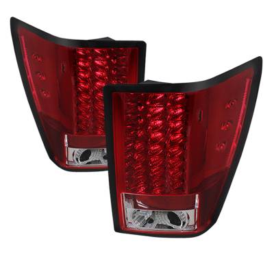 Spyder Auto - Spyder Auto 5070203 LED Red/Clear Taillights