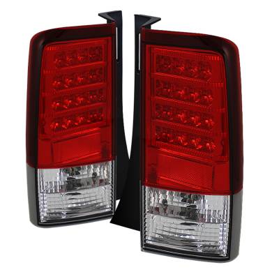 Spyder Auto - Spyder Auto 5042750 LED Red/Clear Taillights for 04-06 Scion xB