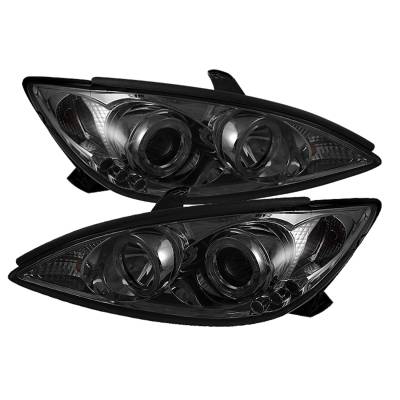Spyder Auto - Spyder Auto 5064325 LED Halo Projector Headlights Chrome/Smoked for 02-06 Camry