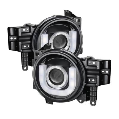 Spyder Auto - Spyder Auto 5075314 Projector Style Headlights Black/Clear