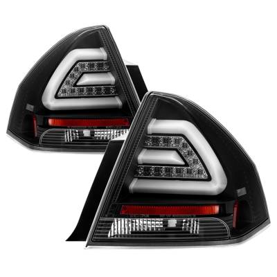 Spyder Auto - Spyder Auto 5076380 Black/Clear LED Taillights 06-13 Impala
