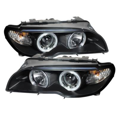 Spyder Auto - Spyder Auto 5077141 Halo LED Projector Headlights for 04-06 325Ci 330Ci