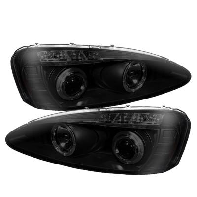 Spyder Auto - Spyder Auto 5078629 LED Halo Projector Headlights Black for 04-08 Grand Prix
