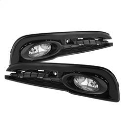 Spyder Auto - Spyder Auto 5077745 Halogen Fog Lights Black/Clear for 13-15 Civic Sedan