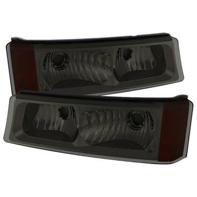 xTune Auto - xTune Auto 5079381 Front Bumper Lights Chrome/Smoked