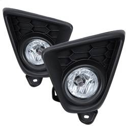 Spyder Auto - Spyder Auto 5080264 Black/Clear Fog Lights for 13-15 CX-5