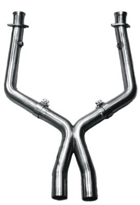 Kooks Custom Headers - Kooks Custom Headers 11313120 Off Road X-Pipe for 05-10 Mustang