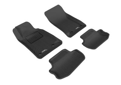 3D MAXpider - MAXpider L1CH01701509 Kagu Floor Mat F&R Black Chevrolet maro
