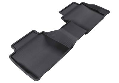 3D MAXpider - MAXpider L1FR06021509 Kagu Floor Mat Rear Black Ford Fusion